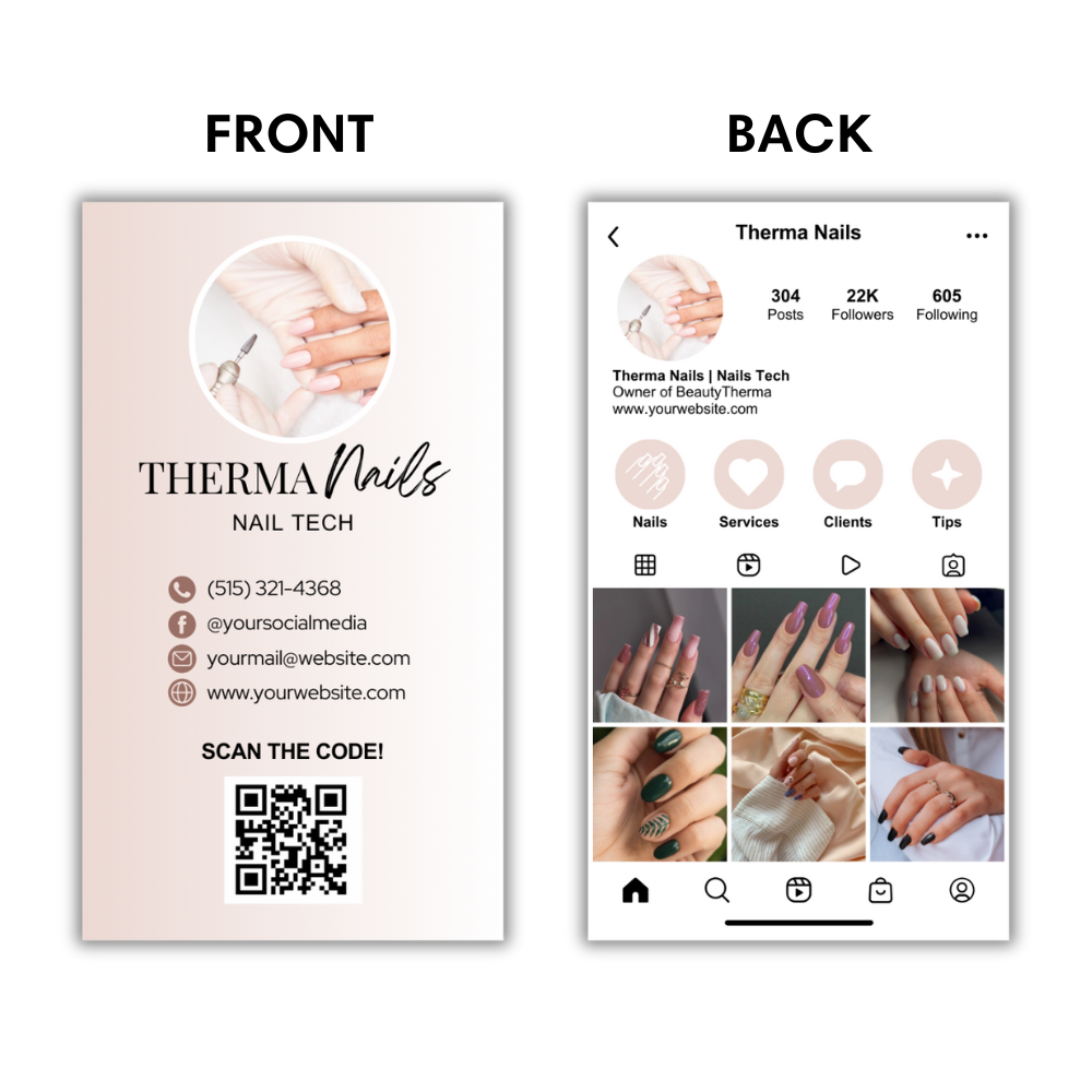 Nail Business Card