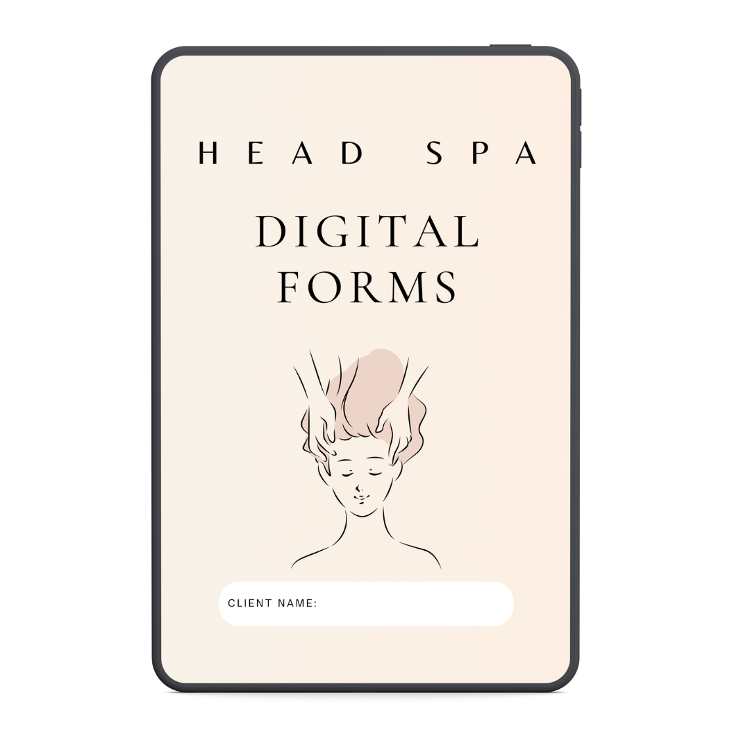 Head Spa Digital Forms Bundle