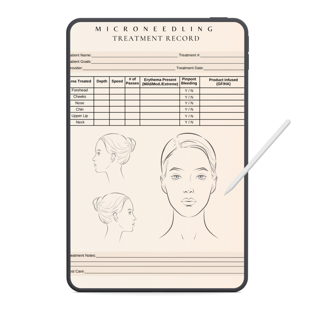 Microneedling Digital Forms Bundle – BeautyTherma United Kingdom