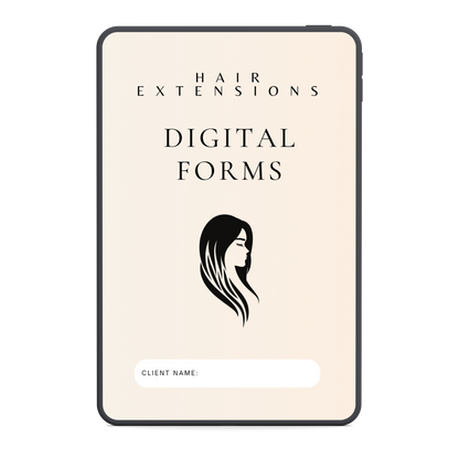 Hair Extensions Digital Forms Bundle